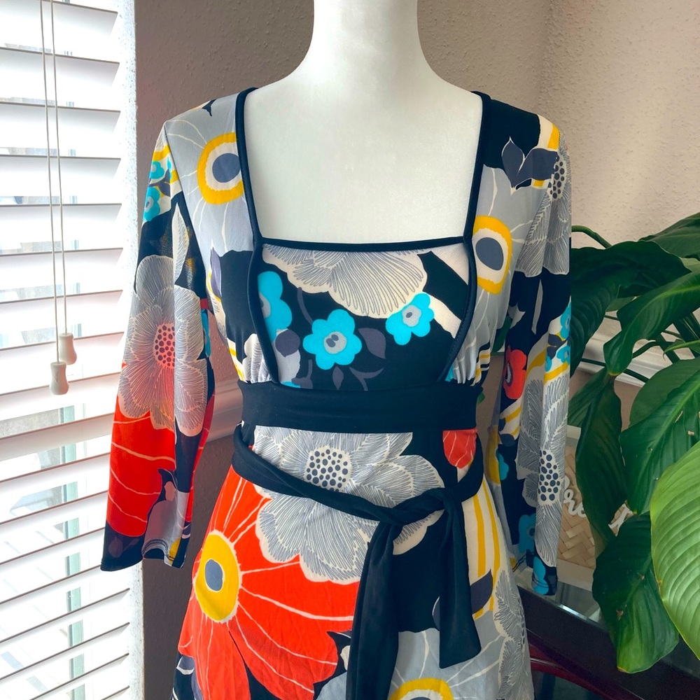 Moa Moa Women’s Large Colorful Wrap Blouse